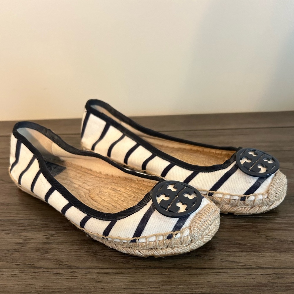 Tory Burch nautical espadrille flats